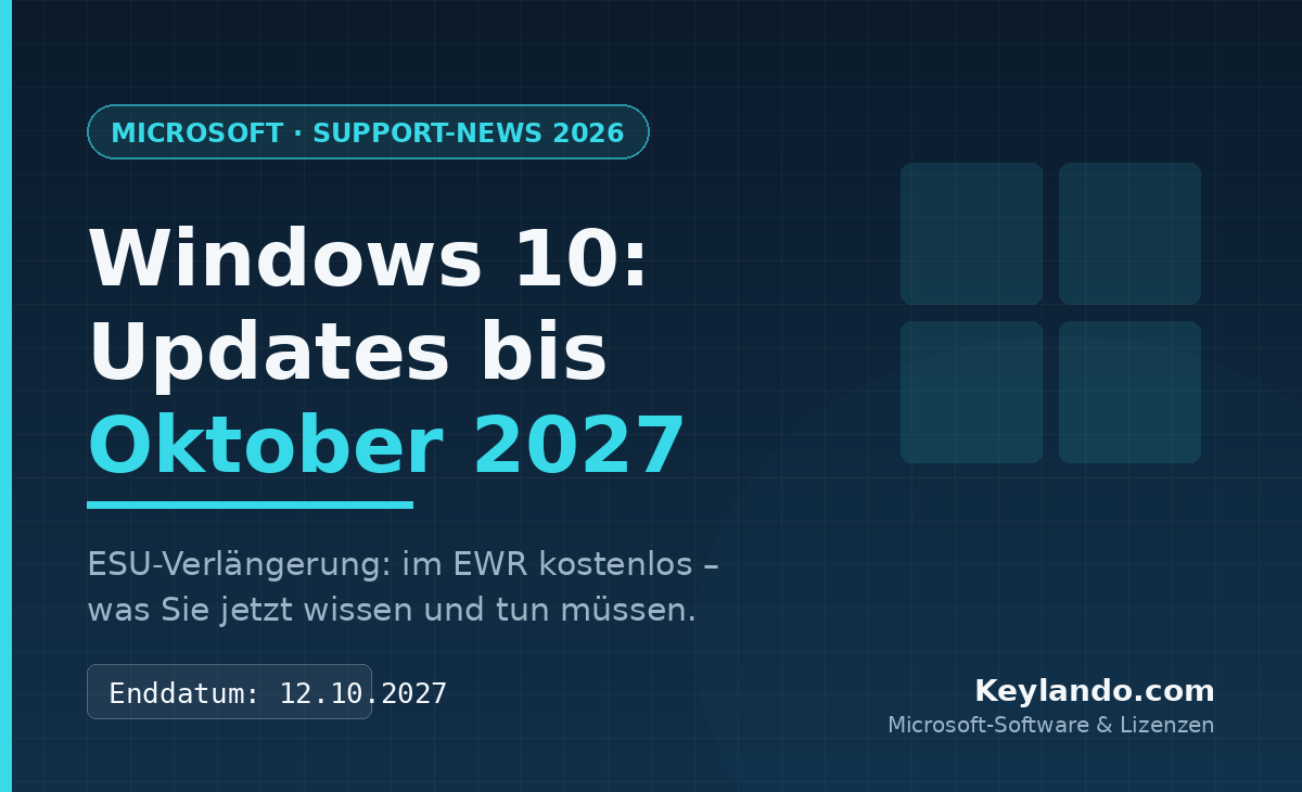 Windows 10 Updates bis Oktober 2027 – die Gnadenfrist wurde verlängert