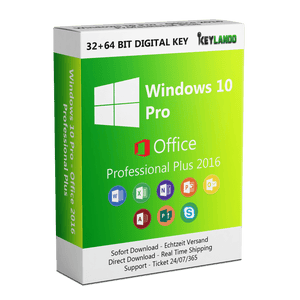 Windows 10 Pro + Office 2016 Pro Plus
