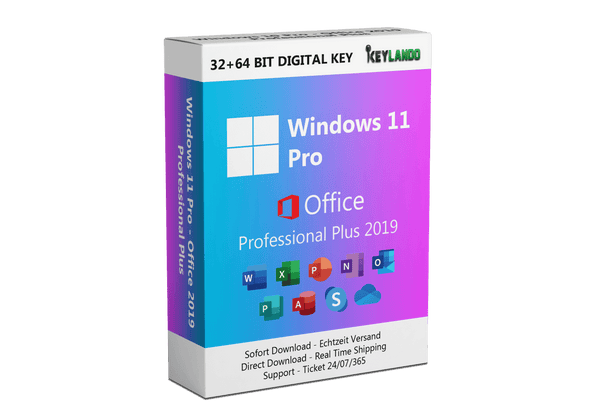 Windows 11 Pro + Office 2019 Pro Plus