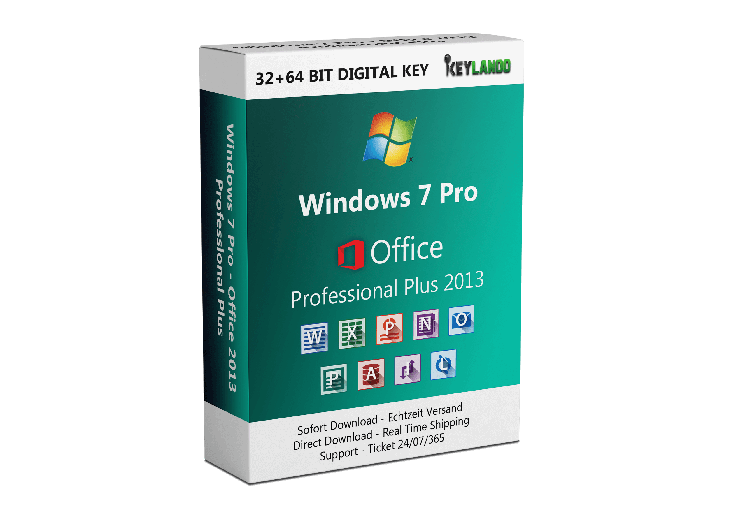 Windows 7 Pro + Office 2013 Pro Plus