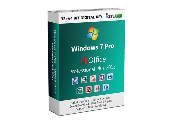 Windows 7 Pro + Office 2013 Pro Plus