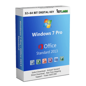 Windows 7 Pro + Office 2013 Standard