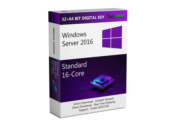 Windows Server 2016 Standard Core -16