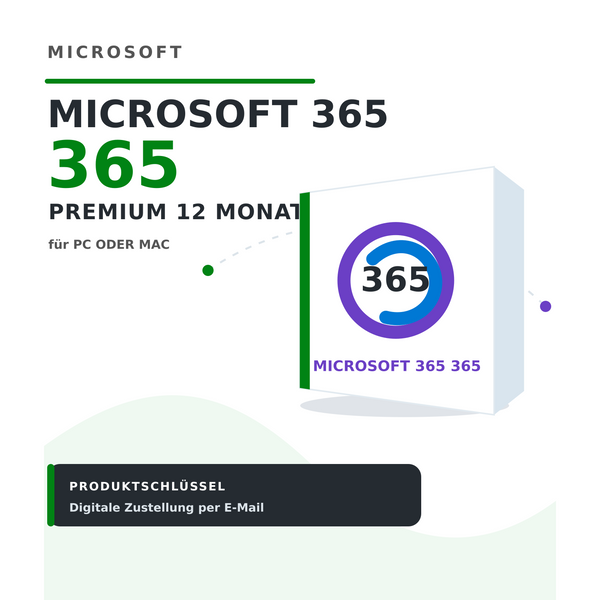 Microsoft 365 Premium – 12 Monate Produktschlüssel bei Keylando