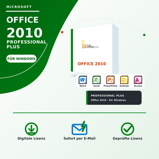 Microsoft Office 2010 Professional Plus – digitale Lizenz | Keylando