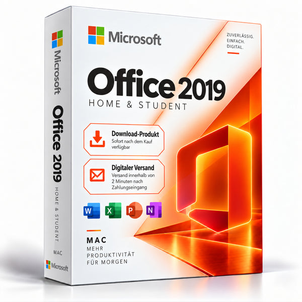 Microsoft Office 2019 Home & Student für Mac – Keylando Produktbild