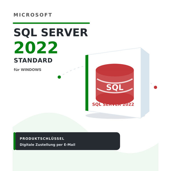 Microsoft SQL Server 2022 Standard Produktschlüssel bei Keylando