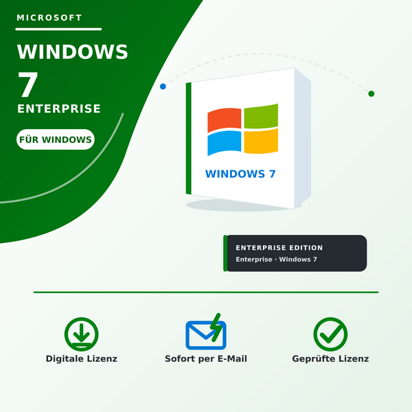 Microsoft Windows 7 Enterprise – digitale Lizenz | Keylando