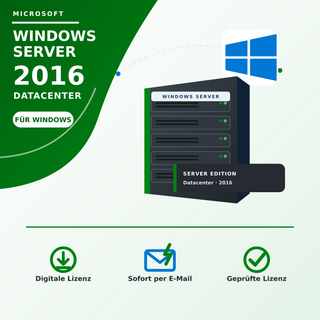 Microsoft Windows Server 2016 Datacenter – digitale Lizenz | Keylando